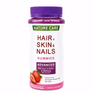 Nature Care Advanced Hair Skin & Nails Gummy 6000mcg Biotin