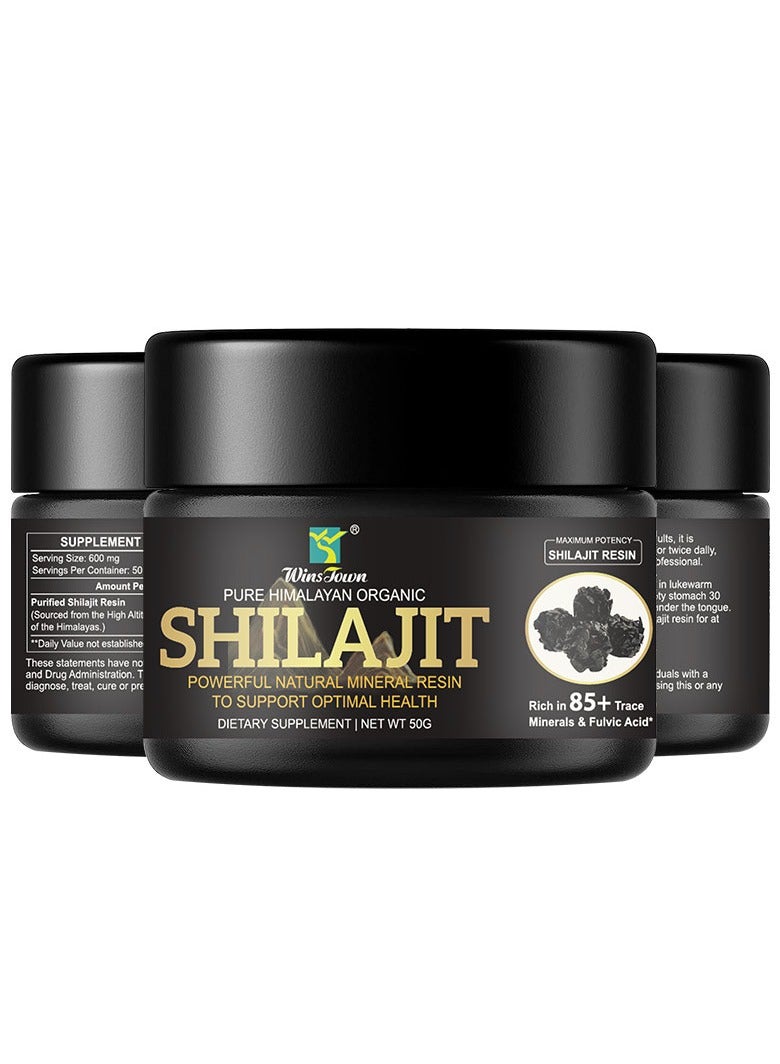 WinsTown Pure Himalayan Shilajit Resin 50 g WinsTown Pure Himalayan Organic Shilajit Resin, 50 g jar